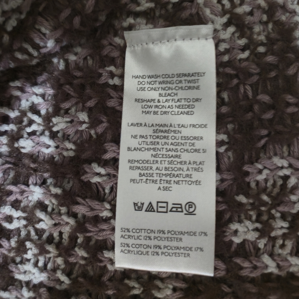 FREE PEOPLE Little Animal Pullover Knit Sweater In Grey Antler Combo Size XL - Picture 13 of 13